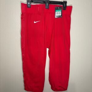 Nike football compression tights pants shorts red XL NWT